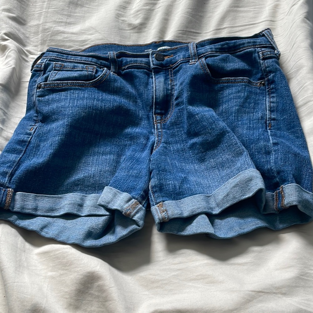 denim shorts